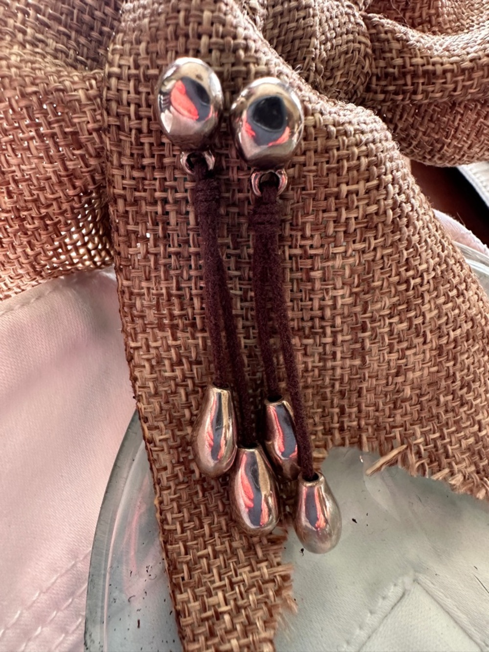 Silver Drop Tassel Earrings - Women Jewelry - Picture 5 of 8